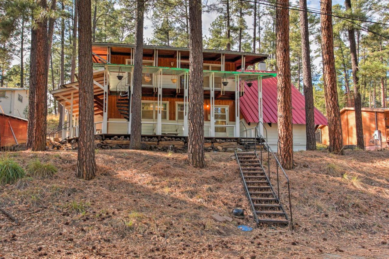 Ruidoso Cabin With Forest Views And Covered Porch 외부 사진